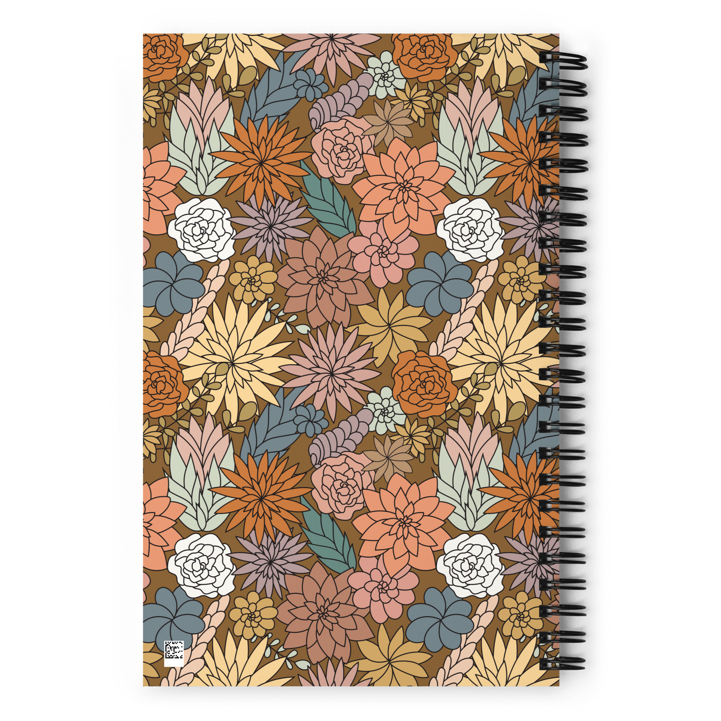 boho floral notebook