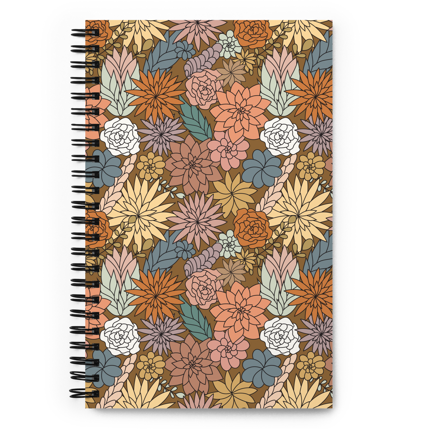 boho floral notebook