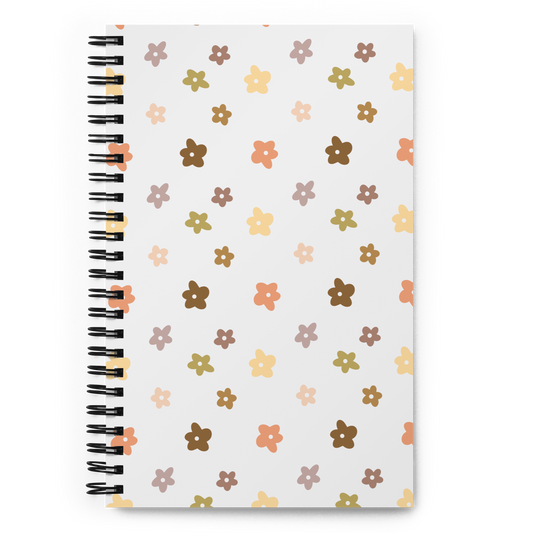 simple floral notebook